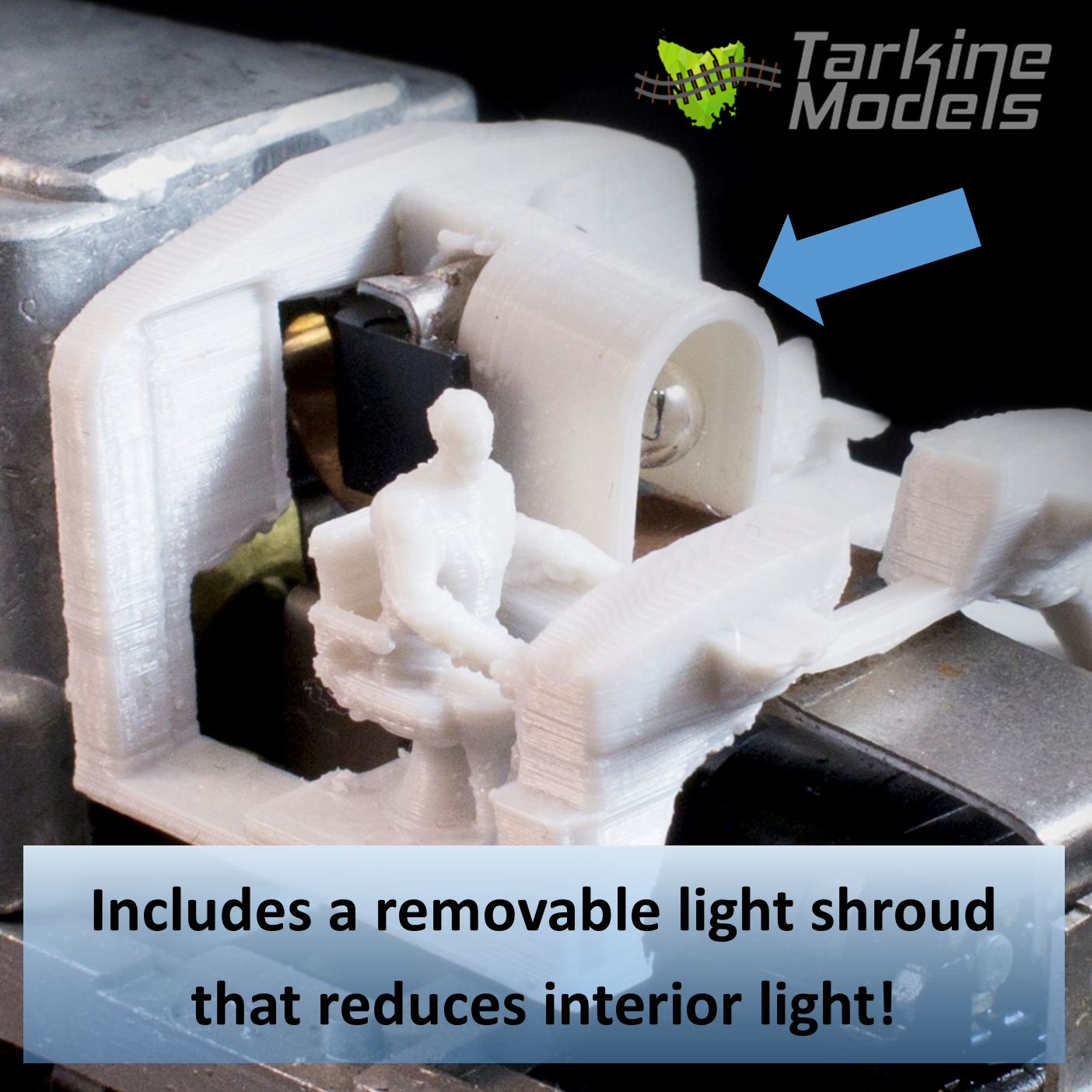 HO - Cab Interior - Suit Athearn "BLUEBOX" EMD F Series - Image 4