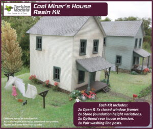 Coal Miner's House (HO Scale Resin Kit)