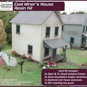 Coal Miner's House (HO Scale Resin Kit)
