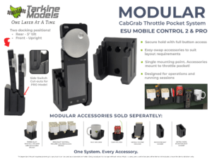 CABGRAB MODULAR Throttle Pocket - Suits ESU Mobile Series